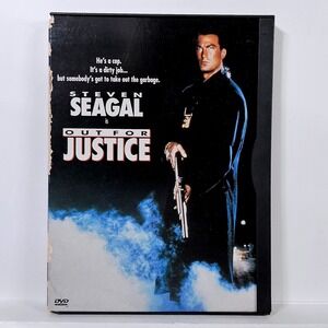 Steven Seagal Out For Justice DVD 1991 Action Thriller Warner Video Snap‎ Case